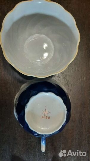 Фарфоровые чашечки. Дружковский фарфоровый завод