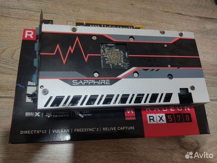 Видеокарта rx570 8gb Sapphire pulse
