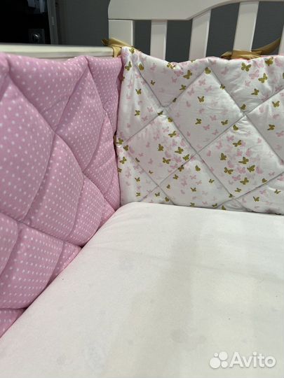 Бортики в детскую кроватку новые