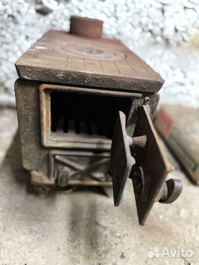 Печь буржуйка чугунная разборная СССР