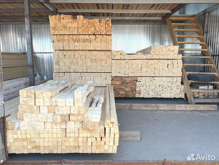 Доска обрезная 40х200х6000мм 1 сорт ГОСТ