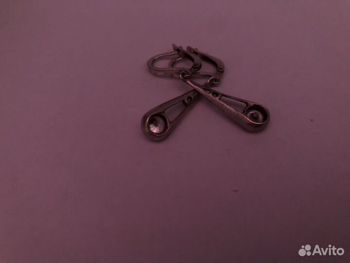 Серги из серебра