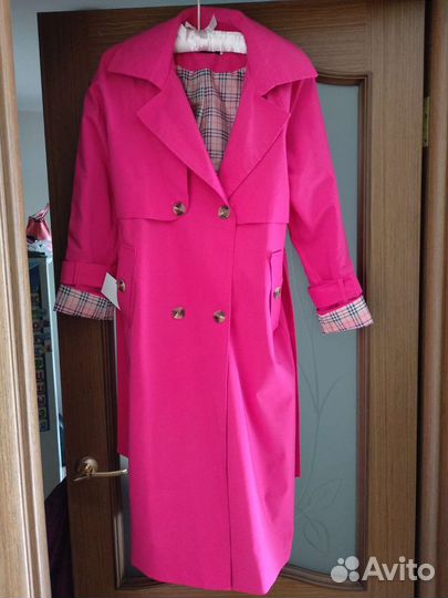 Плащ тренч новый 44