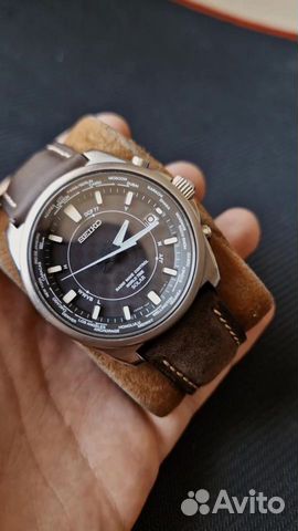 SEIKO 腕時計WORLD TIME SOLAR Часы Seiko Solar Titanium World Time Radio Control купить в Нижнем