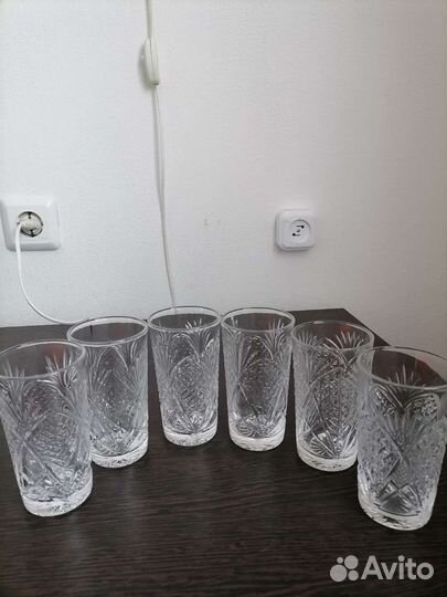 Хрустальные коктельные стаканы