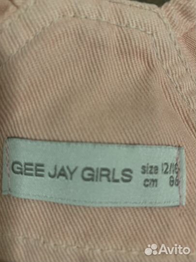 Джинсовый сарафан на девочку 86