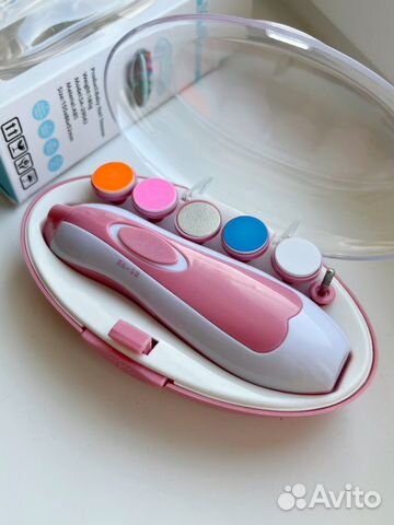 Детский электрический триммер для ногтей 0+