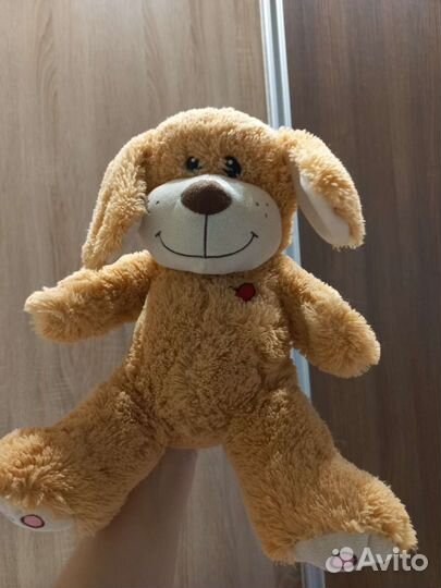 Мягкая игрушка, собачка, со сказками