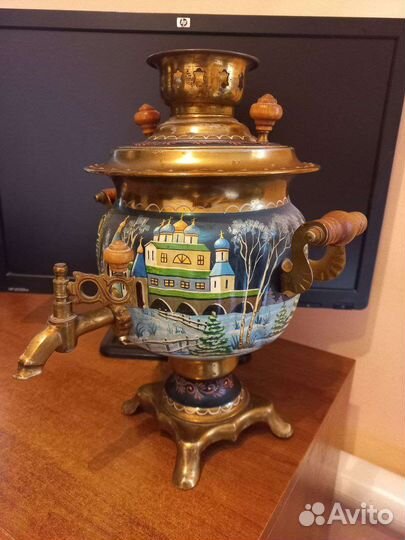 Самовар тульский электрический СССР