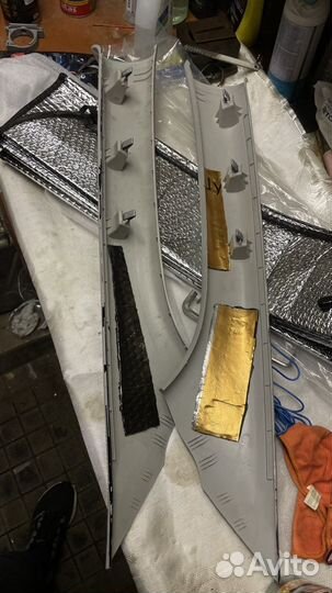 Обшивка передних стоек volkswagen polo sedan