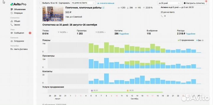 Авитолог–продвижение услуг ремонта и строительства