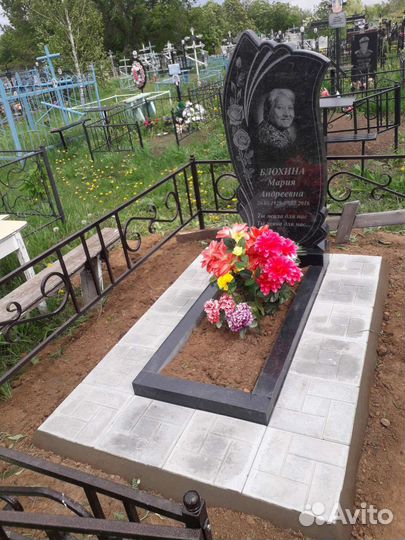 Памятники, укладка плитки. Гранит, мрамор