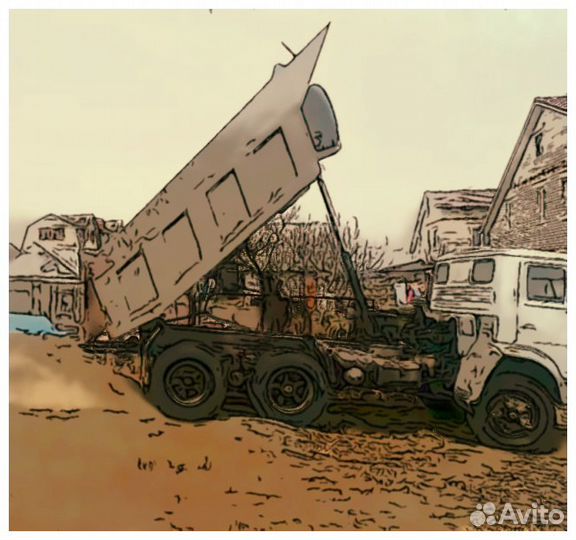 Песок, щебень, навоз, чернозем, зерно