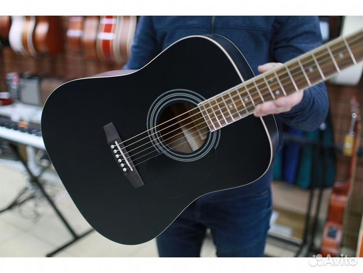 Parkwood W81E-wbag-BKS электроакустическая гитара