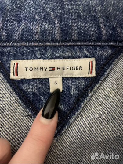 Джинсовая куртка женская tommy hilfiger