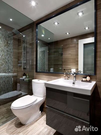 Ремонт ванной комнаты санузла под ключ