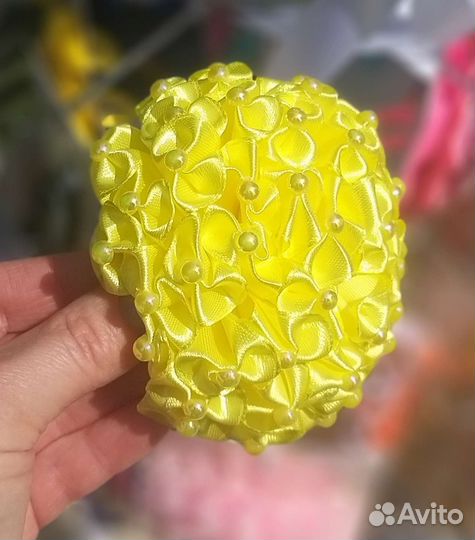 Банты-шары на зажимах