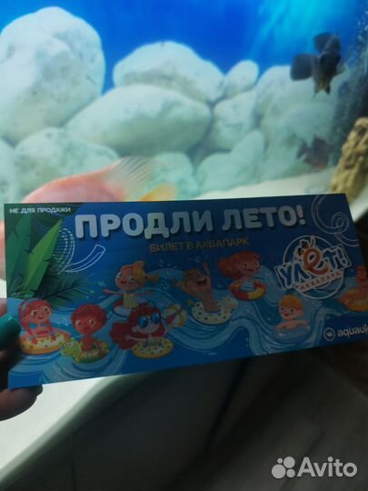 Билеты в аквапарк улет