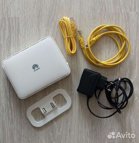 Wi-Fi роутер Huawei HG532e, adsl2+, белый