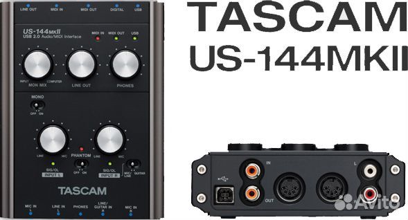 Внешний аудио/midi интерфейс Tascam US-144mkII