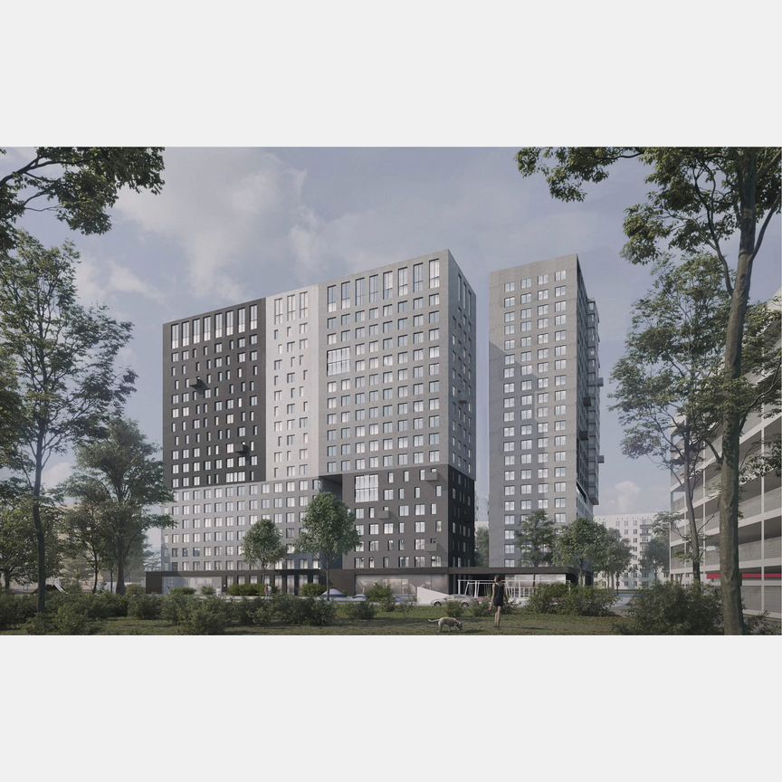 2-к. квартира, 67,5 м², 2/19 эт.