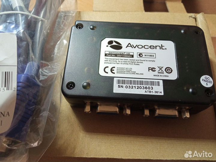 KVM-переключатель Avocent 2SV110BND1