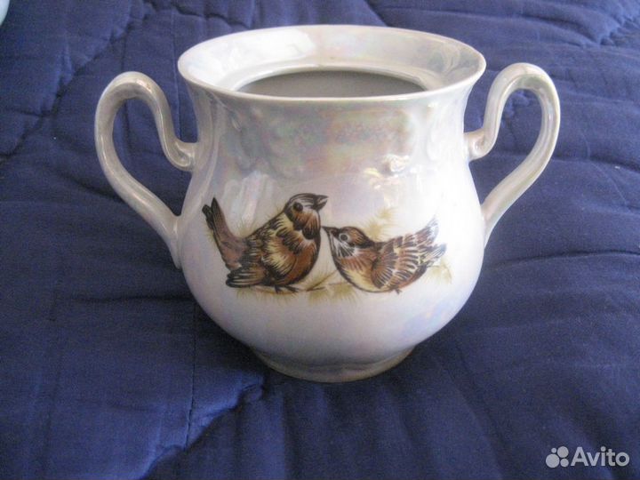 Неполный кофейный сервиз Полтавский фарфоровый з-д