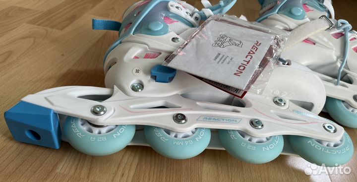 Роликовые коньки детские раздвижные р.32-35