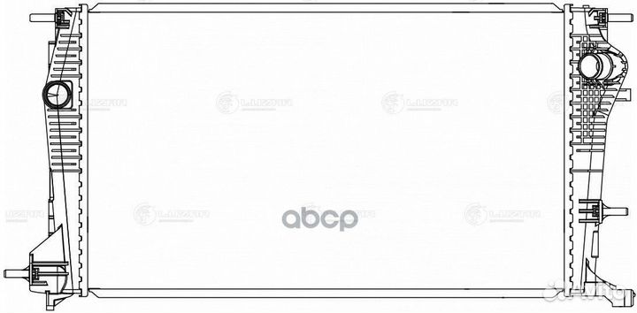 Радиатор охлаждения Renault Megane III 08-; Flu