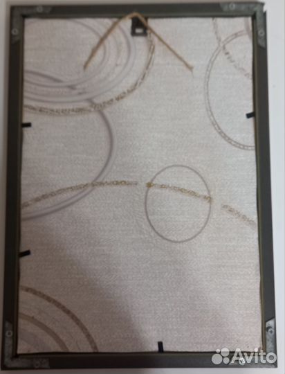 Картина из пуговиц и страз