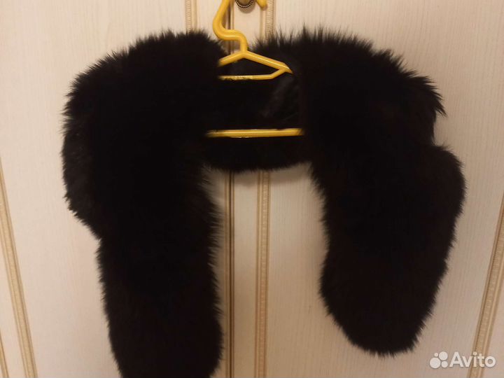Меховой воротник песец