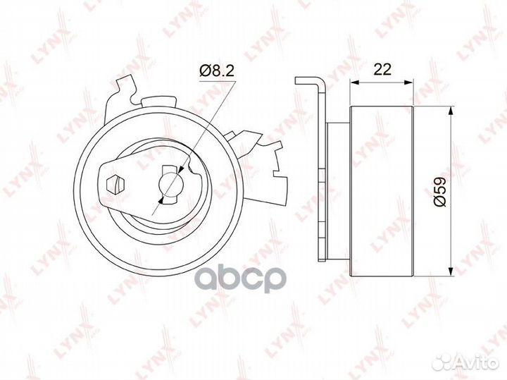 Ролик ремня грм opel omega A/vectra A/kadett E