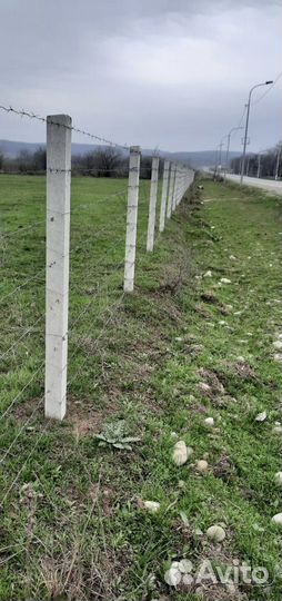 Бетонные столбы для забора