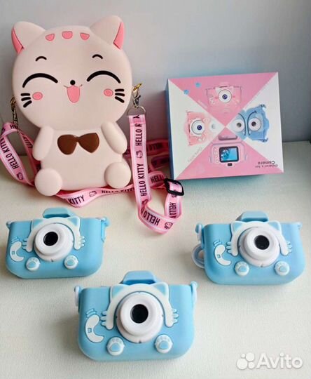 Детский цифровой фотоаппарат Котик