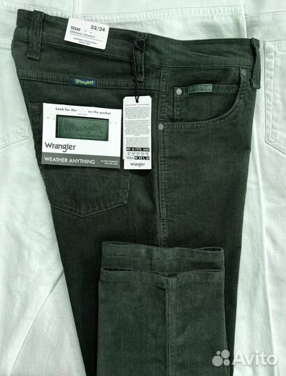 Вельвет Wrangler Texas Grass