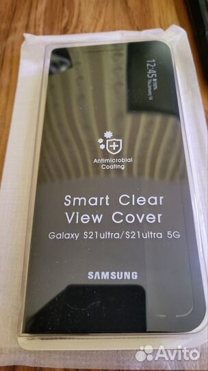 Чехол книжка интерактивный samsung s21 ultra /5g