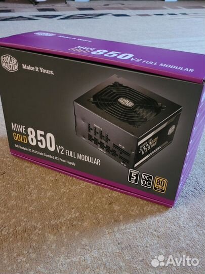 Блок питания cooler master MWE gold 850