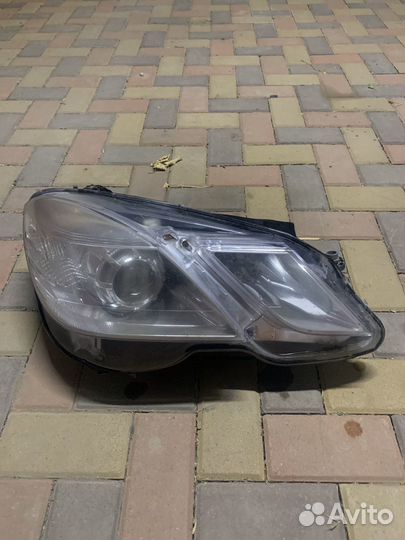 Фары мерседес w212 дорест галоген