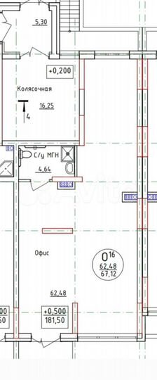 Торговая площадь, 67.12 м²