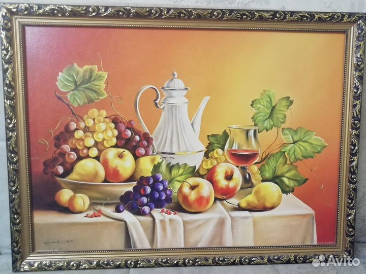 Картина на холсте натюрморт