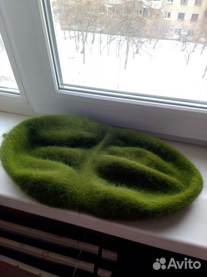 Ангора. Берет и шарф.57-58 р