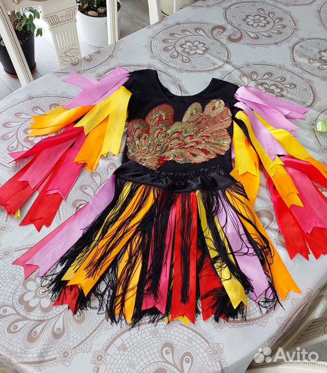 Костюм для выступления танцев Жар птица