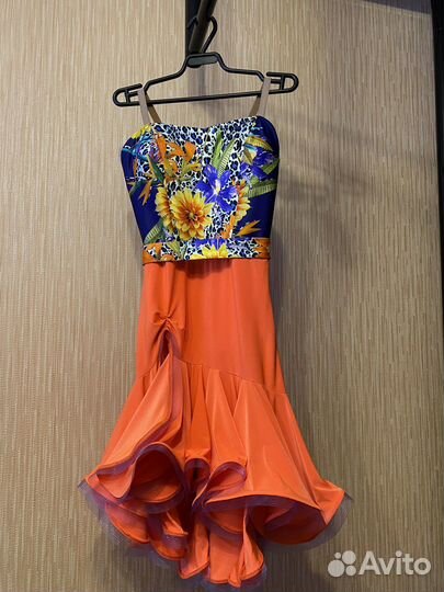 Платье для бальных танцев латина Ю1