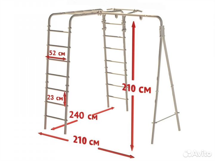 Спортивный детский комплекс для дачи