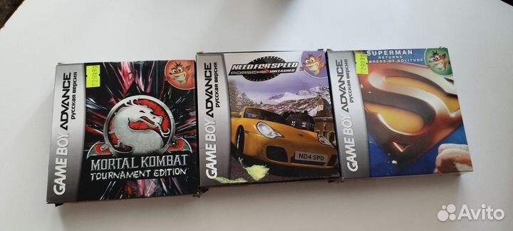 Game boy advance sp картриджи