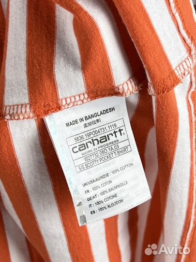 Футболка Carhartt S/S Scotty Pocket Арт. 200