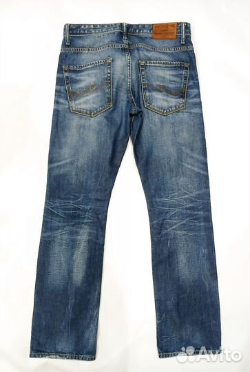 Джинсы широкие мужские прямые