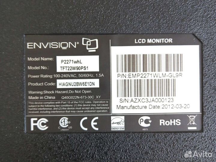 Монитор Viewsonic 22