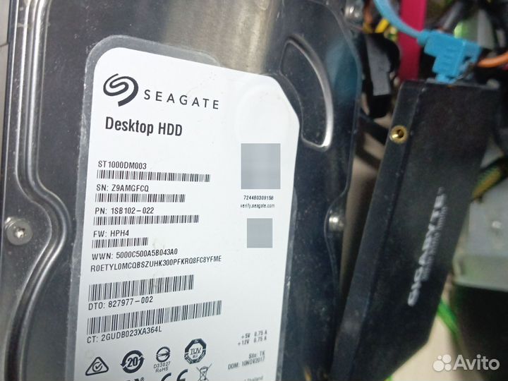 Hdd Seagate 1 tb состояние хорошо