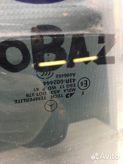 Стекло двери заднее правое Mercedes X164